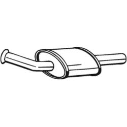 Vidurinis duslintuvas KLOKKERHOLM 200-811