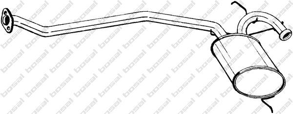 Vidurinis duslintuvas KLOKKERHOLM 279-259