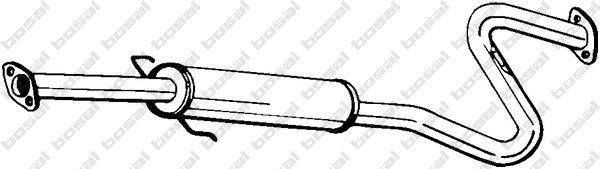 Vidurinis duslintuvas KLOKKERHOLM 281-215