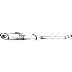 Vidurinis duslintuvas KLOKKERHOLM 282-059