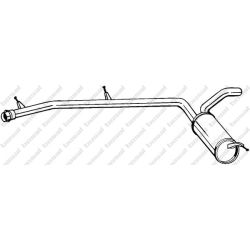 Vidurinis duslintuvas KLOKKERHOLM 282-859