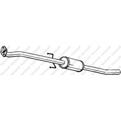 Vidurinis duslintuvas KLOKKERHOLM 282-903