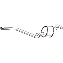 Vidurinis duslintuvas KLOKKERHOLM 283-877