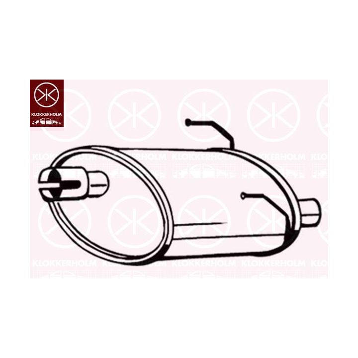 Galinis duslintuvas KLOKKERHOLM 148-253