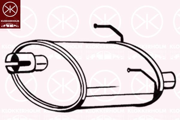 Galinis duslintuvas KLOKKERHOLM 148-253