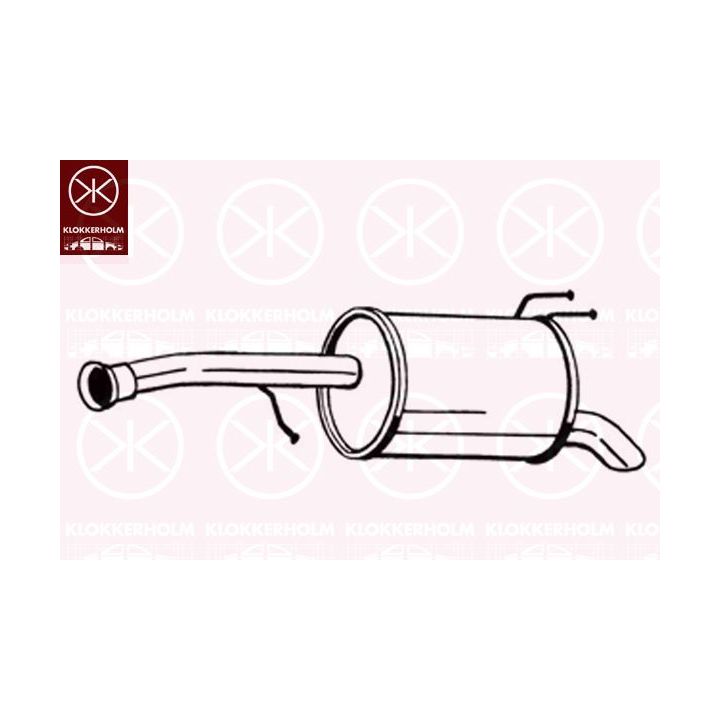 Galinis duslintuvas KLOKKERHOLM 165-073