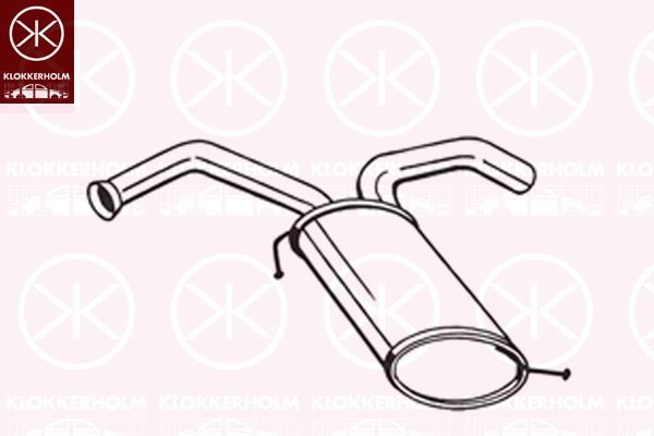 Galinis duslintuvas KLOKKERHOLM 169-075