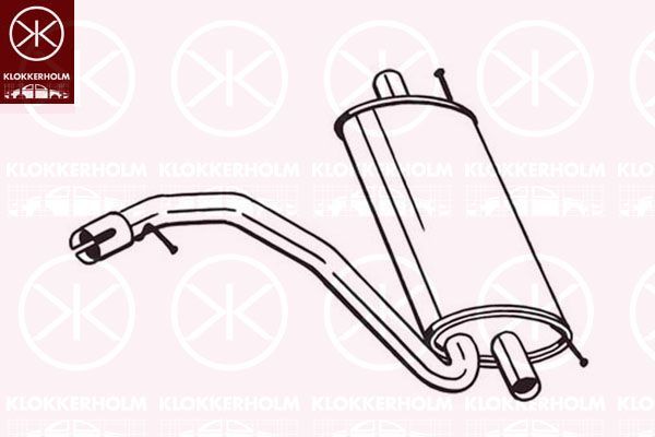 Galinis duslintuvas KLOKKERHOLM 235-059