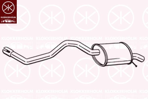 Galinis duslintuvas KLOKKERHOLM 279-637