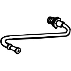 Slėgio vamzdelis, slėgio jutiklis (suodžių/dalelių filtras) KLOKKERHOLM 000-076