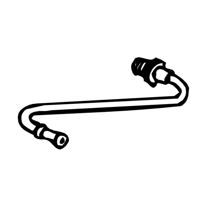 Slėgio vamzdelis, slėgio jutiklis (suodžių/dalelių filtras) KLOKKERHOLM 000-076