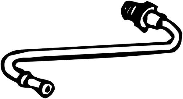 Slėgio vamzdelis, slėgio jutiklis (suodžių/dalelių filtras) KLOKKERHOLM 000-076