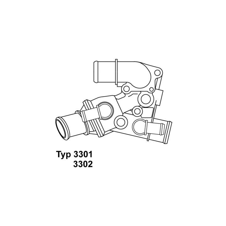 Termostatas, aušinimo skystis BorgWarner (Wahler) 3301.80D