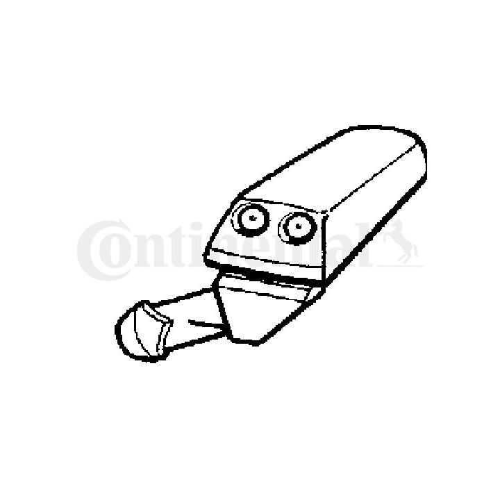 Plovimo skysčio purkštukas, priekinis langas CONTINENTAL/VDO 246-069-056-001Z