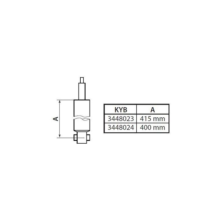 Amortizatorius KYB 3448023