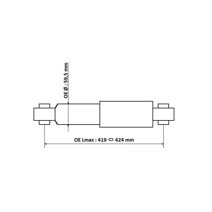 Amortizatorius KYB 3450001