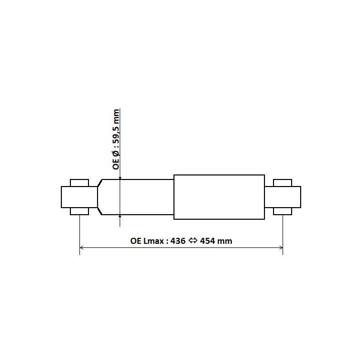 Amortizatorius KYB 3450003