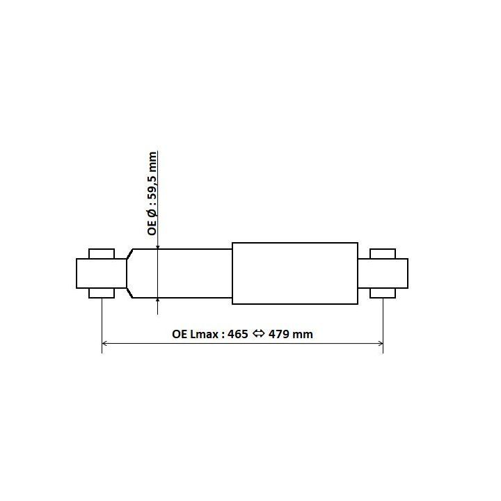 Amortizatorius KYB 3450023