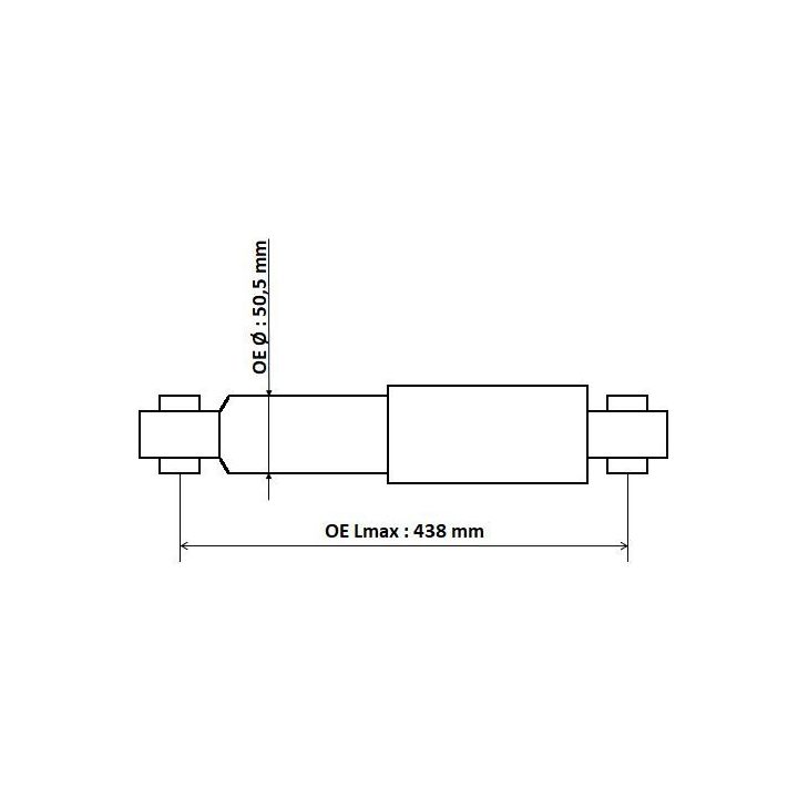 Amortizatorius KYB 345701