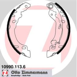 Stabdžių trinkelių komplektas ZIMMERMANN 10990.113.6