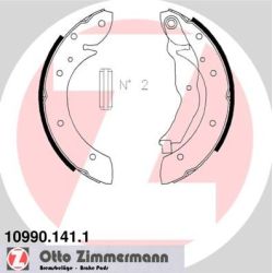 Stabdžių trinkelių komplektas ZIMMERMANN 10990.141.1