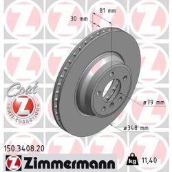 Stabdžių diskas ZIMMERMANN 150.3408.20