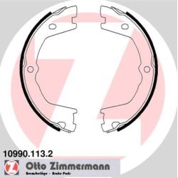 Stabdžių trinkelių komplektas, stovėjimo stabdis ZIMMERMANN 10990.113.2