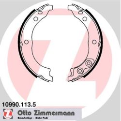 Stabdžių trinkelių komplektas, stovėjimo stabdis ZIMMERMANN 10990.113.5