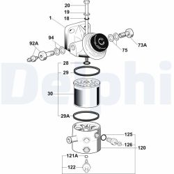 Kuro filtras DELPHI 6260B682B