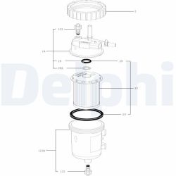 Kuro filtras DELPHI 6350120