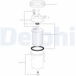 Kuro filtras DELPHI 6350170