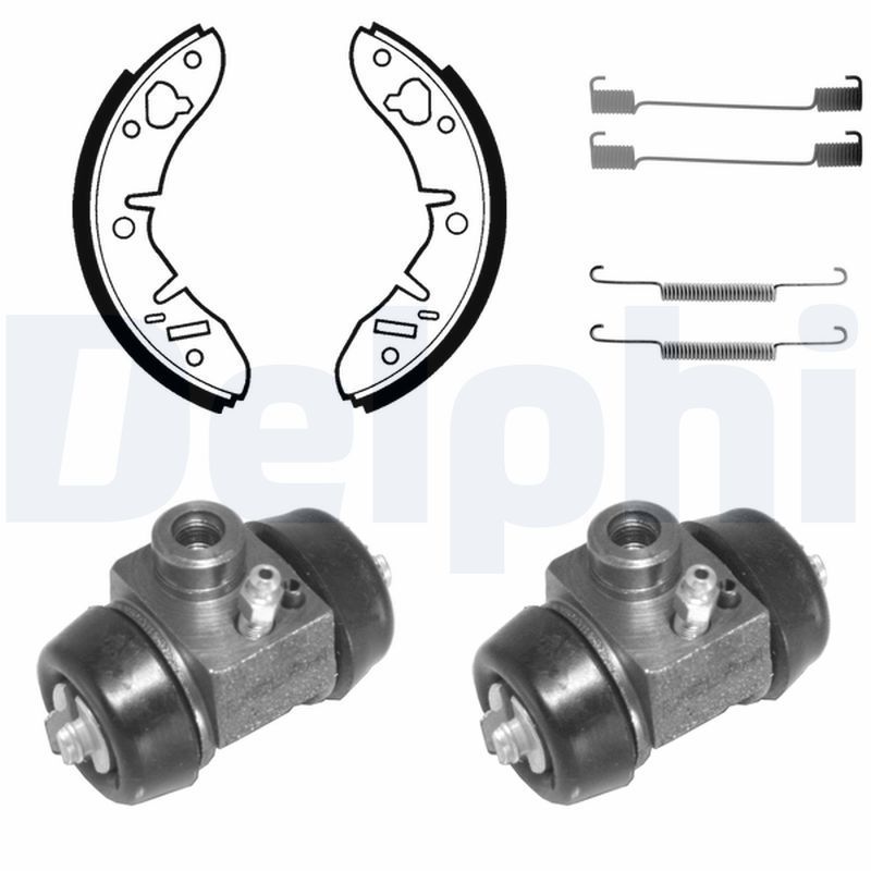 Stabdžių trinkelių komplektas DELPHI 688