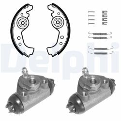 Stabdžių trinkelių komplektas DELPHI 691