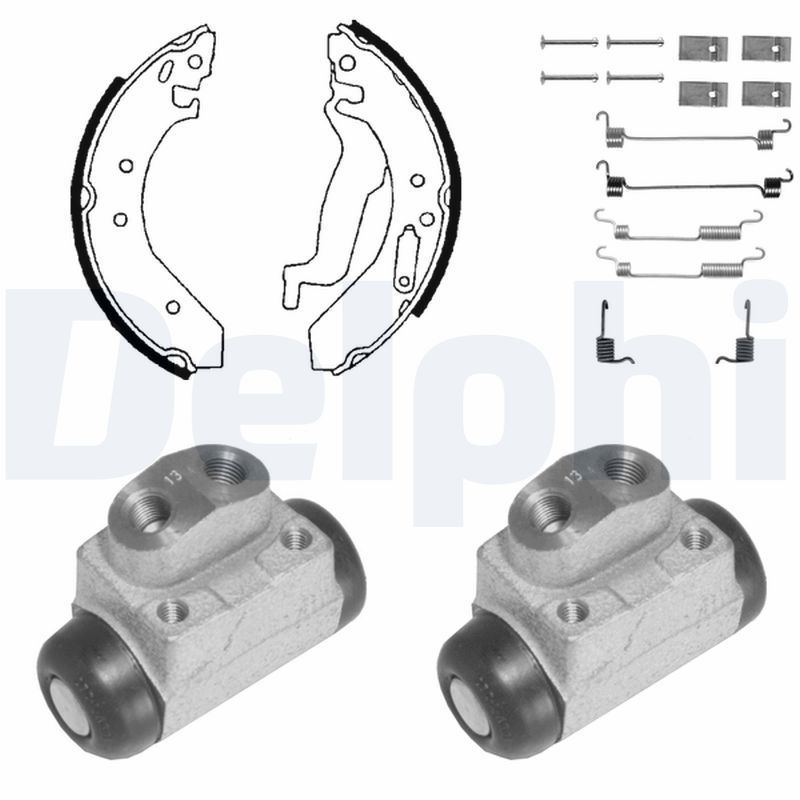 Stabdžių trinkelių komplektas DELPHI 917