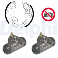 Stabdžių trinkelių komplektas DELPHI KP1009