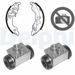Stabdžių trinkelių komplektas DELPHI KP1067