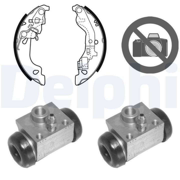 Stabdžių trinkelių komplektas DELPHI KP1067