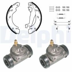 Stabdžių trinkelių komplektas DELPHI KP1081