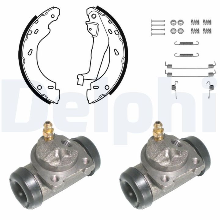 Stabdžių trinkelių komplektas DELPHI KP1081
