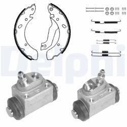 Stabdžių trinkelių komplektas DELPHI KP1087