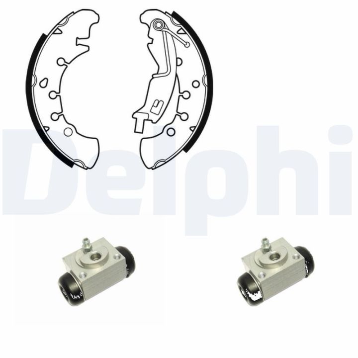 Stabdžių trinkelių komplektas DELPHI KP1099