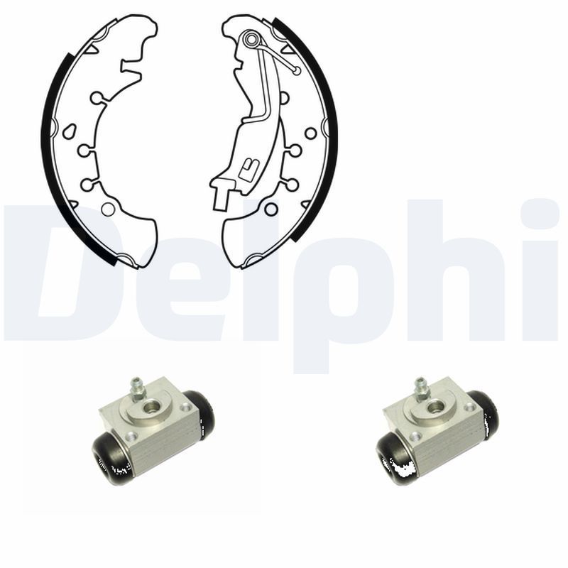 Stabdžių trinkelių komplektas DELPHI KP1099