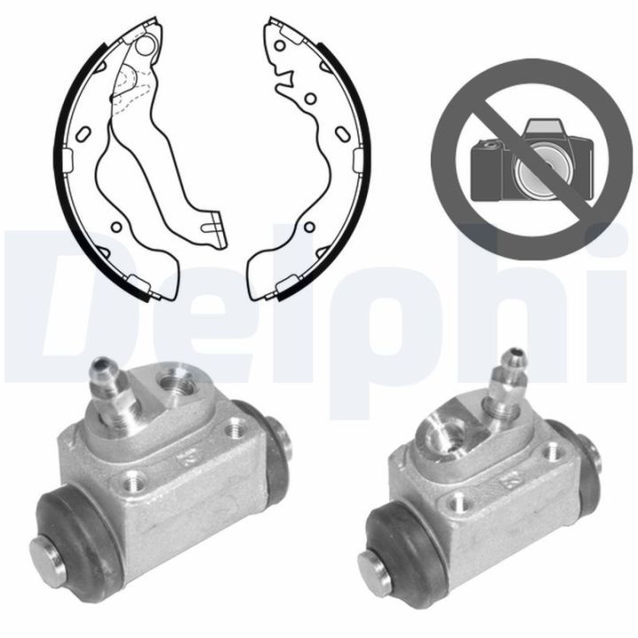 Stabdžių trinkelių komplektas DELPHI KP1106
