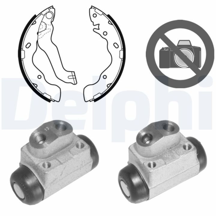 Stabdžių trinkelių komplektas DELPHI KP1108