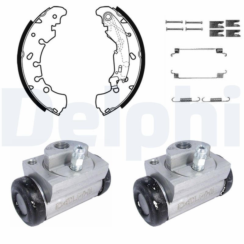 Stabdžių trinkelių komplektas DELPHI KP1120