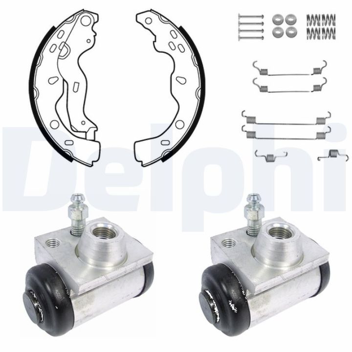 Stabdžių trinkelių komplektas DELPHI KP1125
