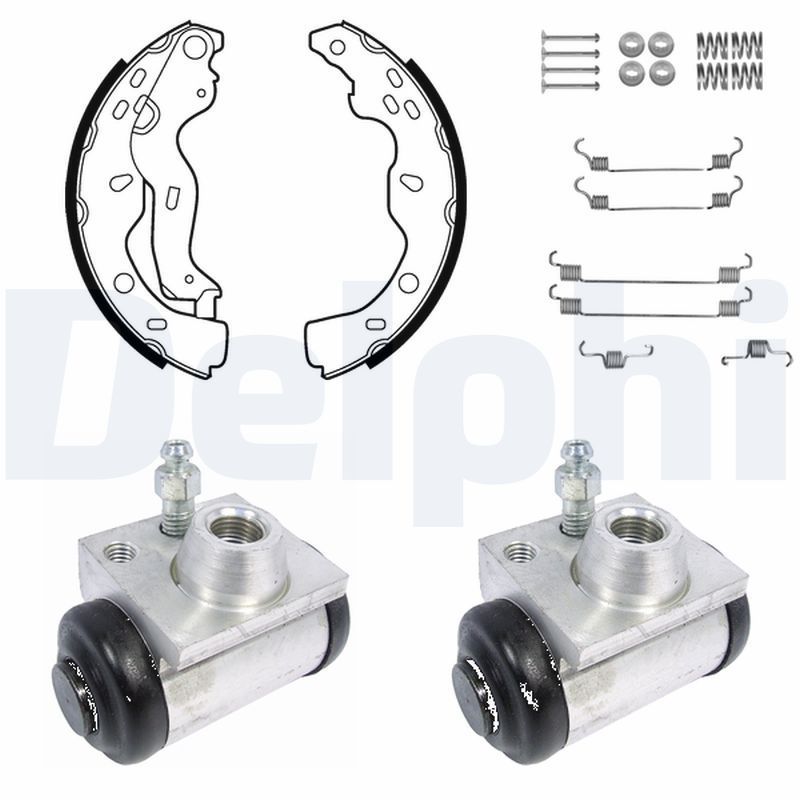Stabdžių trinkelių komplektas DELPHI KP1125