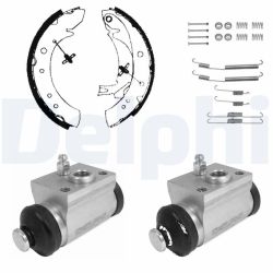 Stabdžių trinkelių komplektas DELPHI KP1130