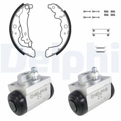 Stabdžių trinkelių komplektas DELPHI KP1140