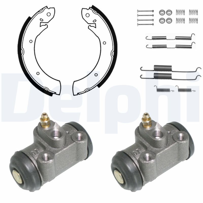 Stabdžių trinkelių komplektas DELPHI KP789